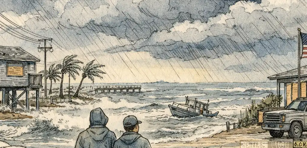 Tropical Storm Bertha Hits Gulf Coast