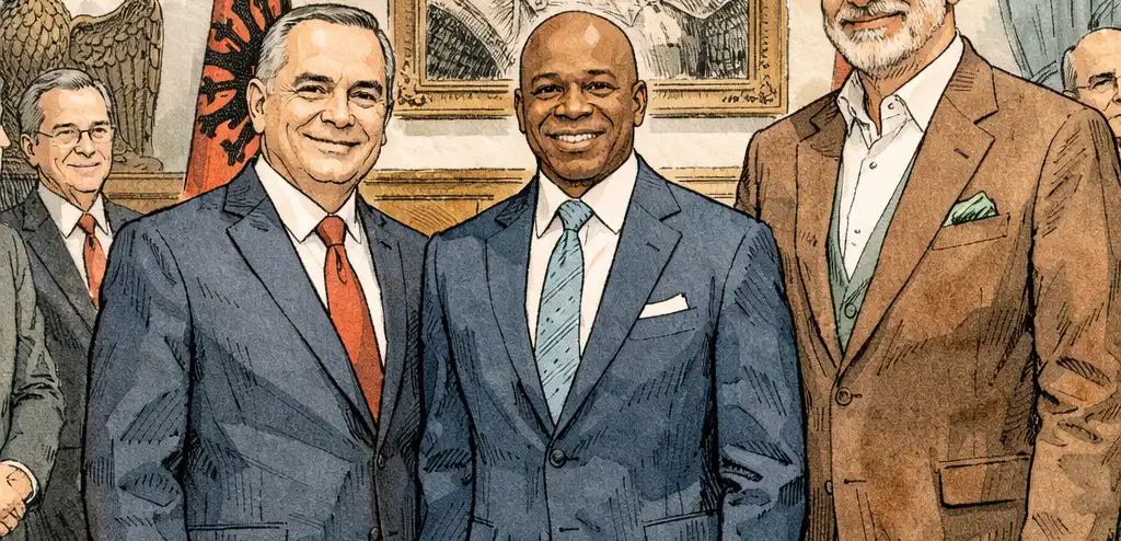 Eric Adams Granted Albanian Citizenship