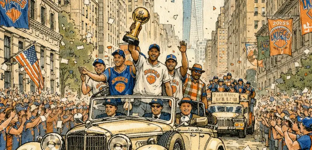 Knicks Parade Celebrates End of 53-Year Drought