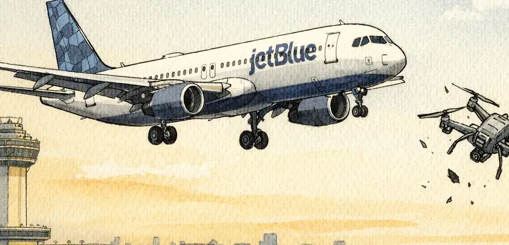 JetBlue Flight Hits Drone Near JFK Airport