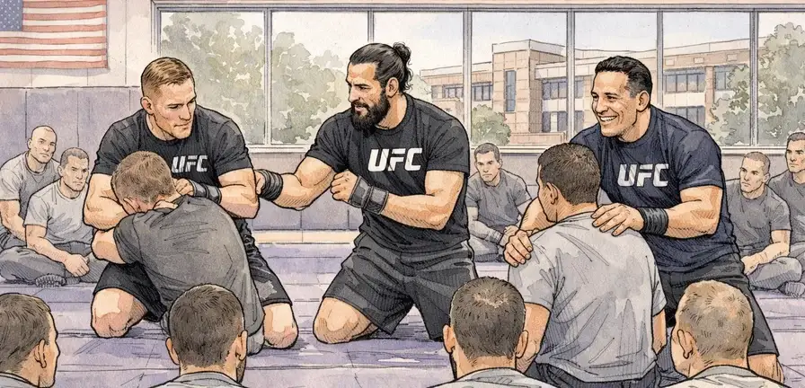 UFC Fighters Train FBI Agents at Quantico