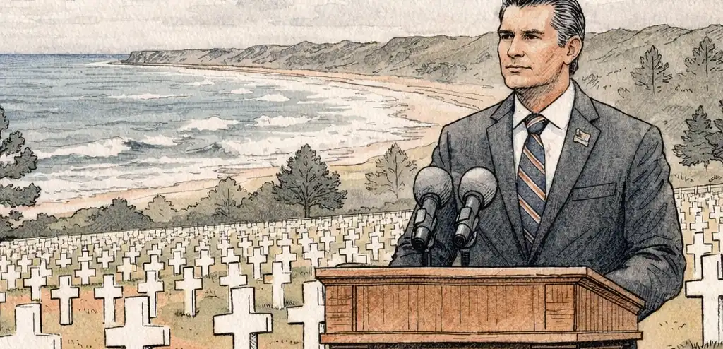 Hegseth Links Immigration to D-Day in Controversial Speech