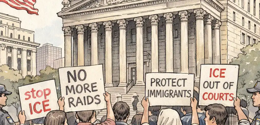Judge Blocks ICE Arrests in NYC Immigration Courts