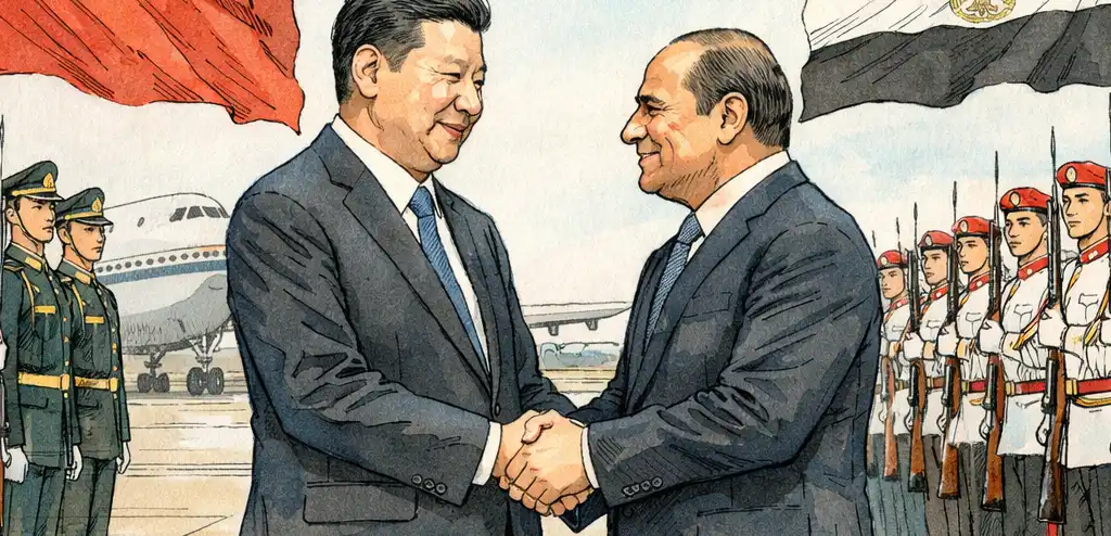 Xi Visits Egypt to Strengthen Ties Amid Regional Turmoil