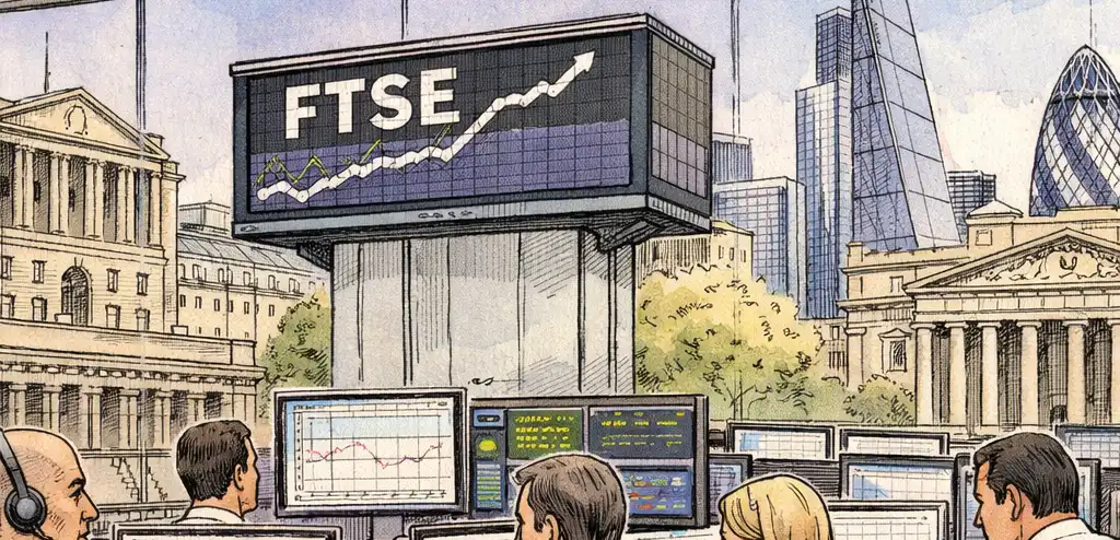 FTSE 100 Rises as Oil Prices Retreat