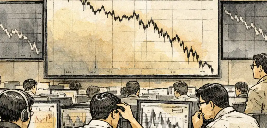South Korea's KOSPI Drops 7% Amid Global Chipmaker Selloff