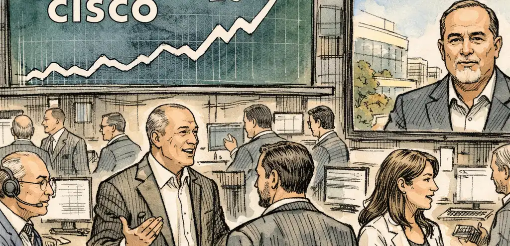 Cisco Stock Surges on AI Orders, Job Cuts