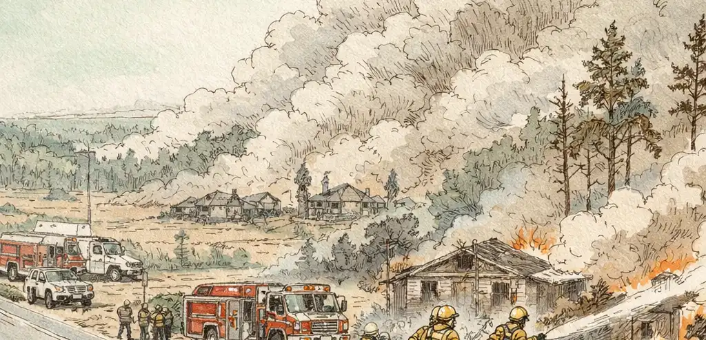 Georgia Wildfires Burn Over 75 Square Miles