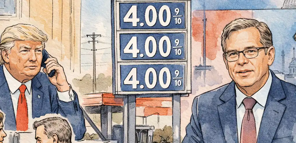 Trump Contradicts Energy Secretary on Gas Price Predictions