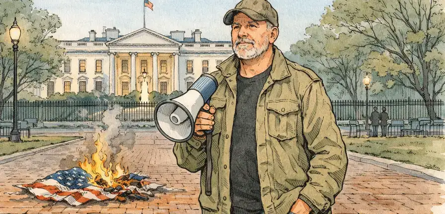 DOJ Drops Charges Against Veteran Who Burned Flag