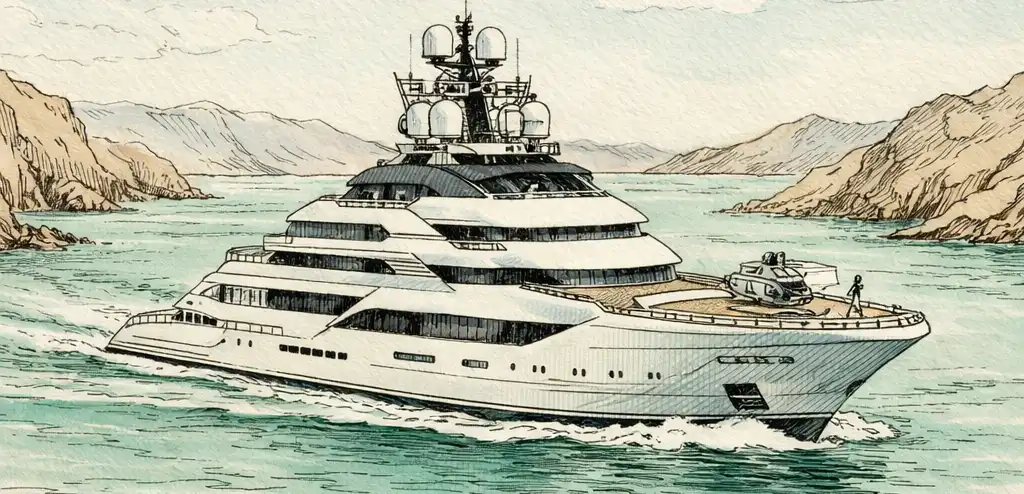 Sanctioned Russian Billionaire's Yacht Passes Through Strait of Hormuz