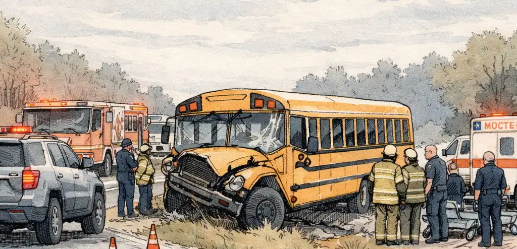 Two Students Dead in Tennessee School Bus Crash