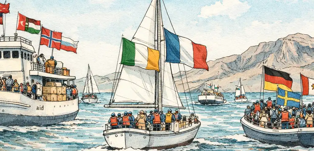 Israel Intercepts Gaza Aid Flotilla Near Crete