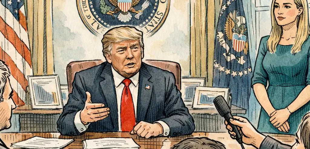 Trump Criticizes Reporter During Iran War Address