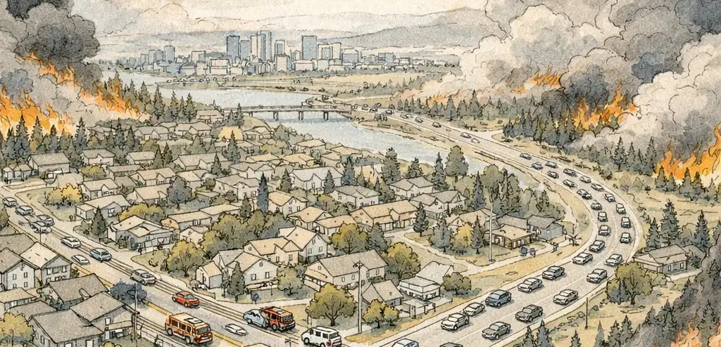 Spokane Wildfires Destroy Homes