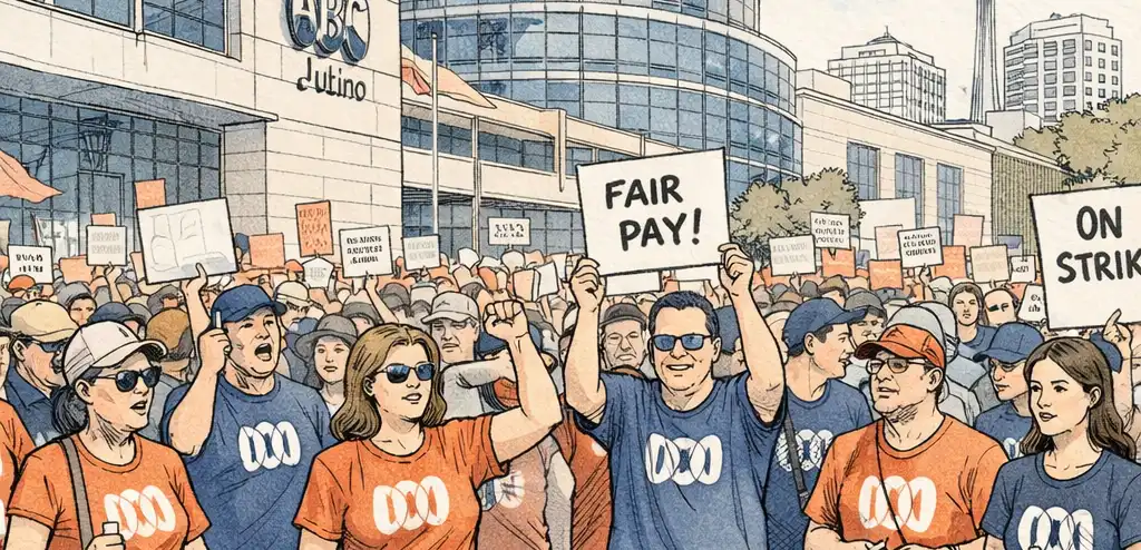 ABC Staff Strike for First Time in 20 Years