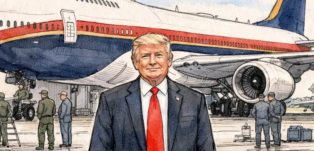 Trump Unveils Qatari-Gifted Air Force One Replacement