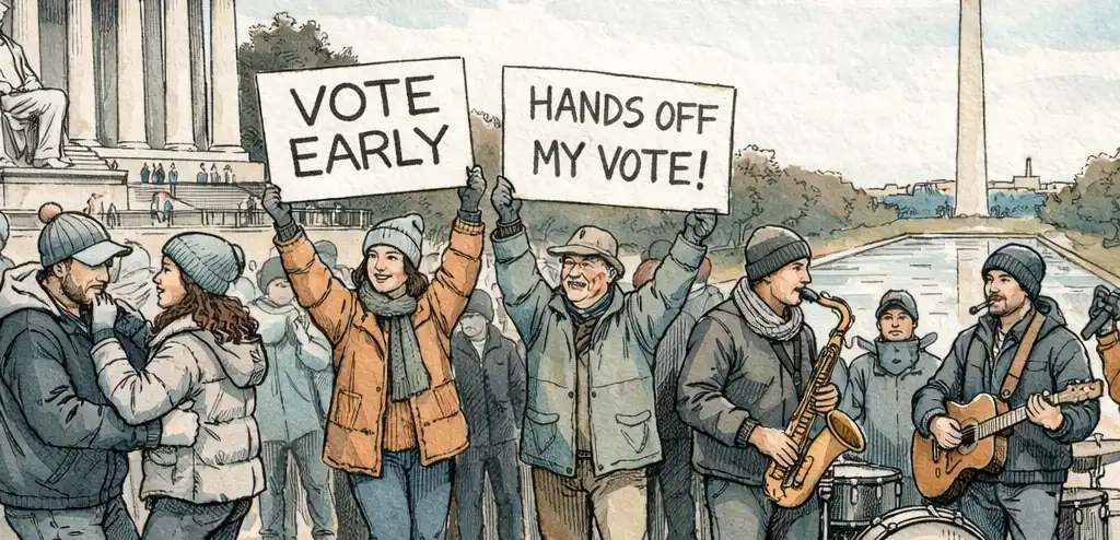 No Kings Rallies Push Early Voting Ahead of Midterms