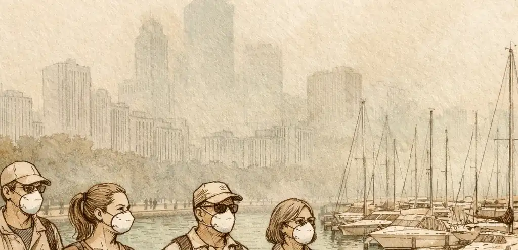 Wildfire Smoke Blankets US Midwest