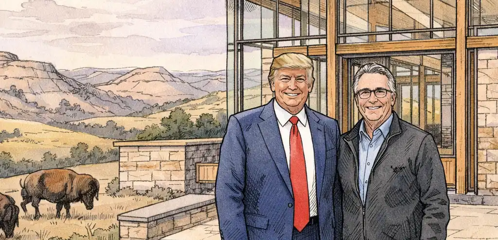 Trump Visits Theodore Roosevelt Library in North Dakota