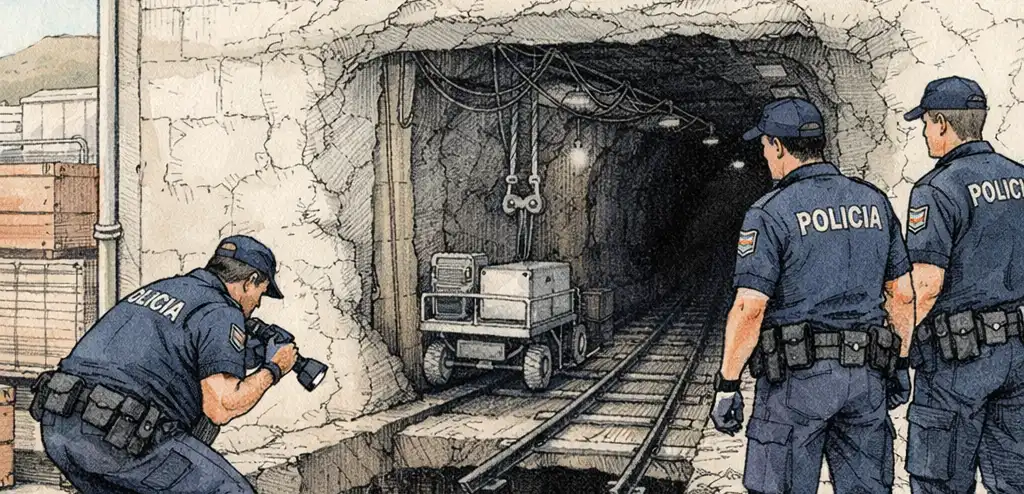 Spain Busts Massive Drug Tunnel with Rail System