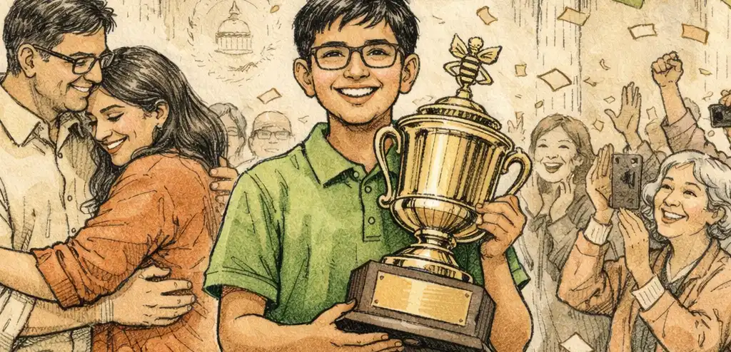 Shrey Parikh Wins National Spelling Bee