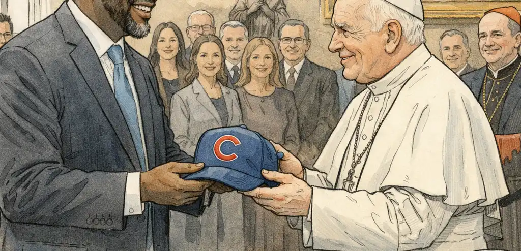 Chicago Mayor Johnson Meets Pope Leo