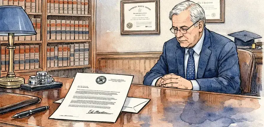 DOJ's Ed Martin Faces Ethics Charges Over Threatening Letter