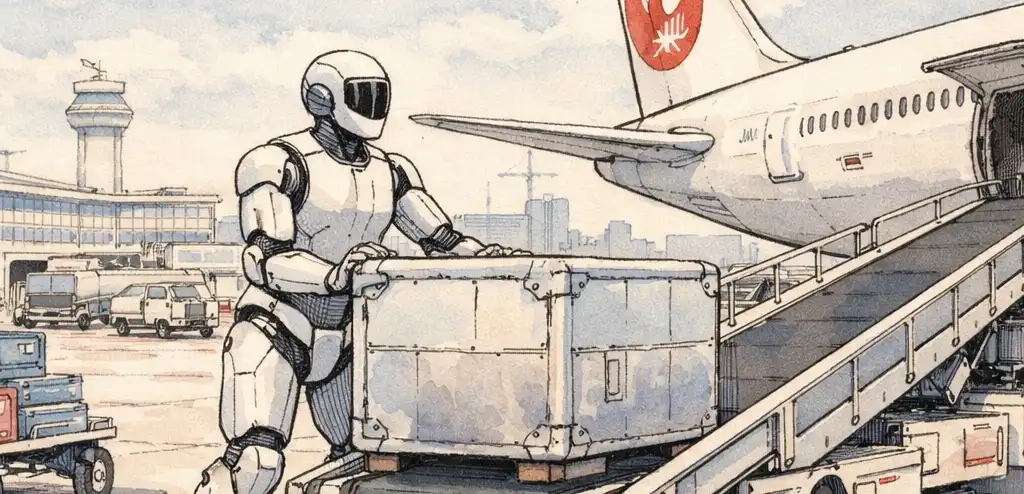 Tokyo Airport Tests Humanoid Robots for Luggage Sorting