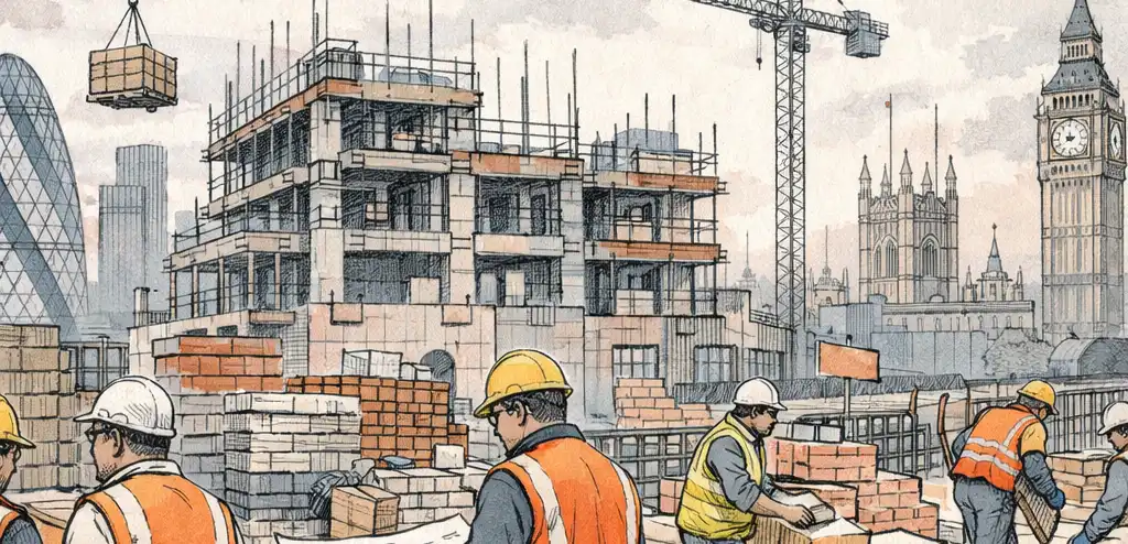 UK Construction Firms Face Sharpest Cost Rises in Decades