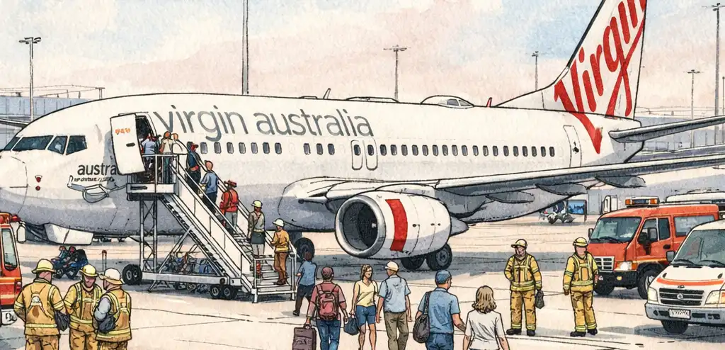 Virgin Australia Flight Met by Firefighters After Vape Incident