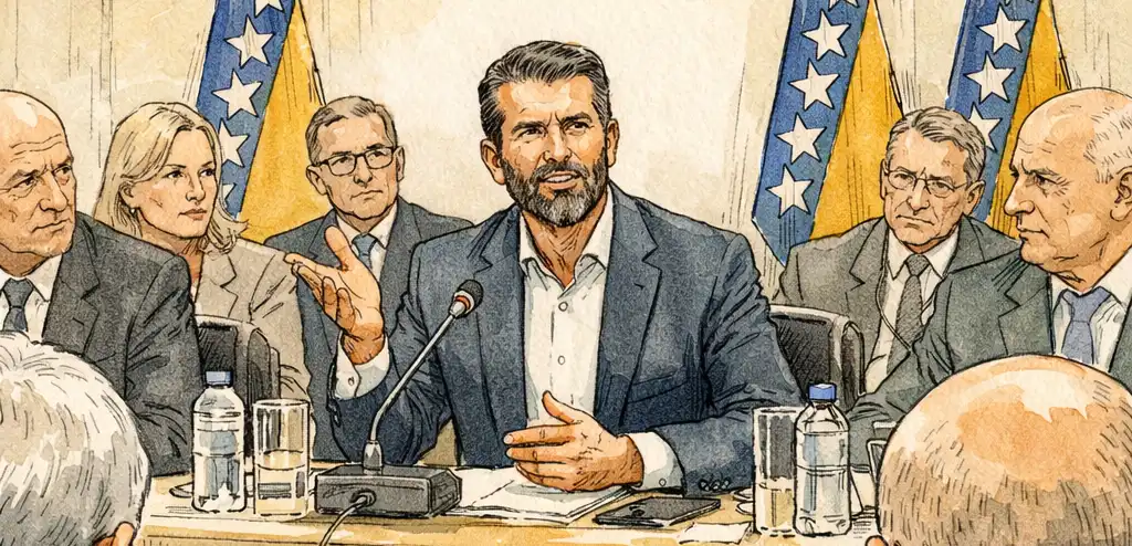 Trump Jr Criticizes EU During Bosnia Visit