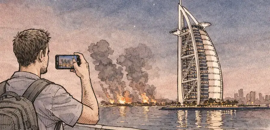 British Tourist Among 20 Charged in Dubai for Filming Missile Strikes