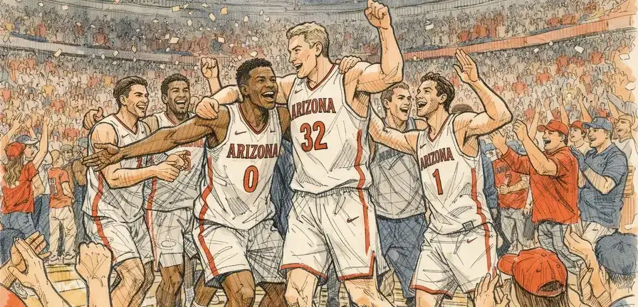 No. 2 Arizona Clinches Outright Big 12 Regular-Season Title with Win Over Iowa State