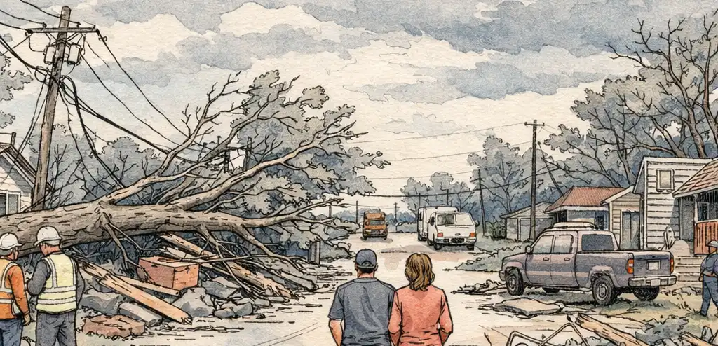 Indiana Storms Leave Thousands Without Power for Weeks