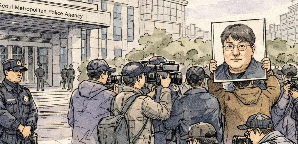 South Korea Police Seek Arrest of BTS Agency Founder