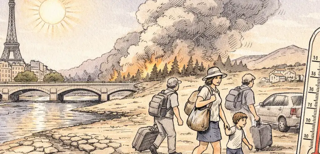 Western Europe Records Hottest June-July Period