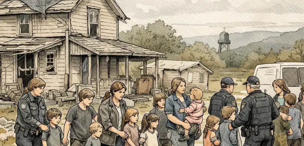 Ohio Family Charged After 16 Children Found in Deplorable Conditions