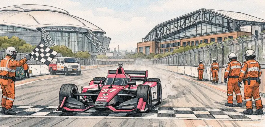 Kyle Kirkwood Wins IndyCar's Inaugural Arlington Grand Prix