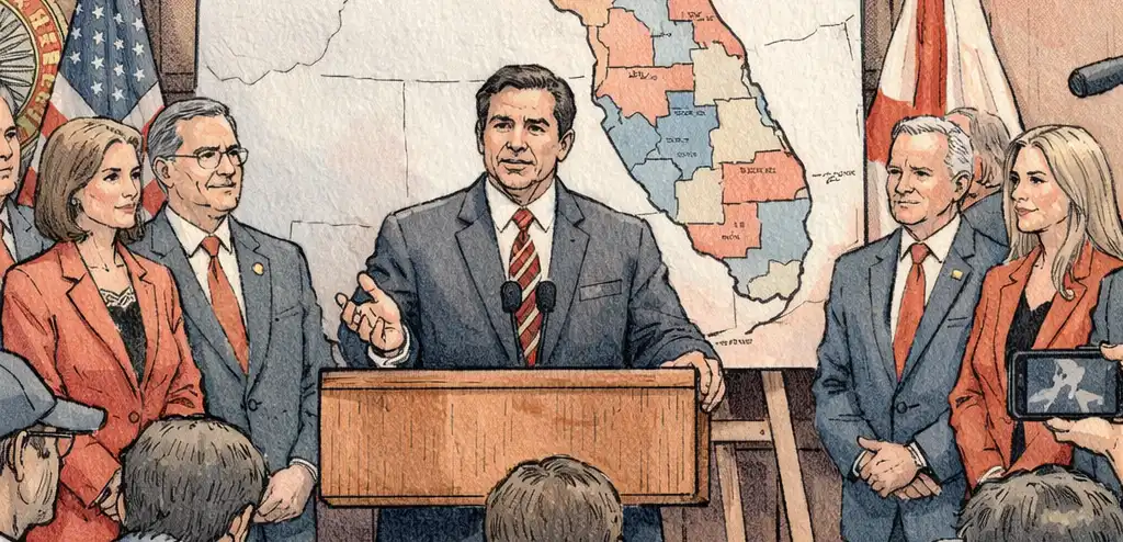 DeSantis Proposes New Florida Map Aiming for Four More GOP Seats