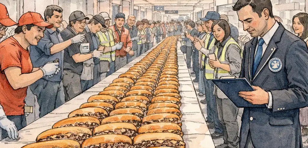 Philadelphia Airport Sets Cheesesteak Record