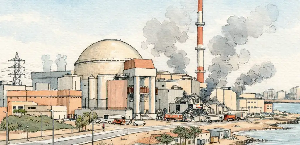 IAEA Confirms Strikes Near Iran's Bushehr Nuclear Plant