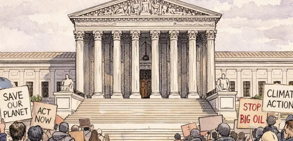Supreme Court Hears Climate Case Pitting States Against Energy Firms