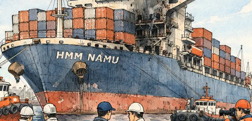 South Korea Investigates Fire on Ship in Strait of Hormuz