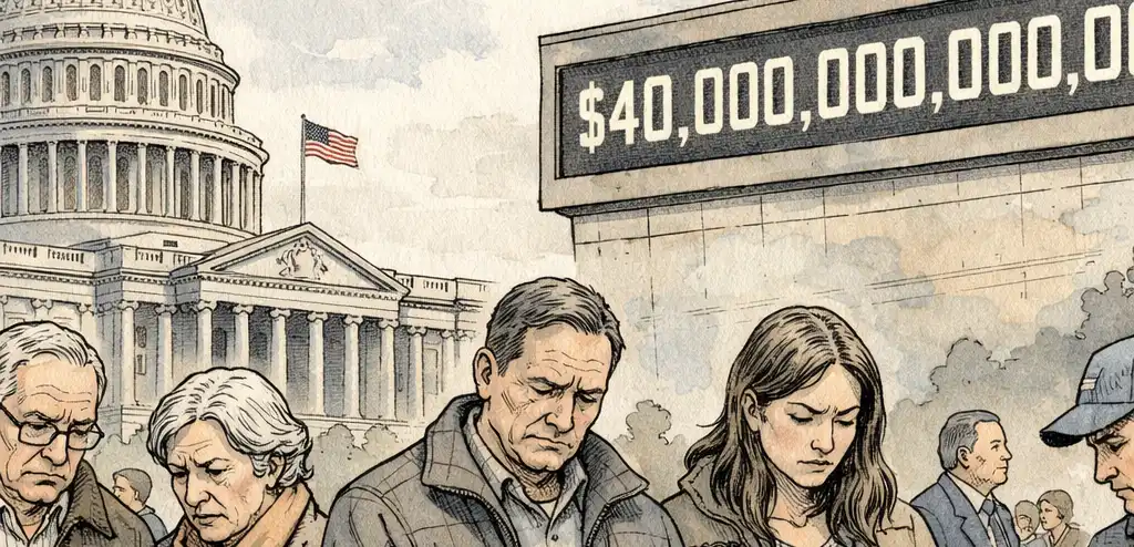 US National Debt Hits $40 Trillion Under Trump