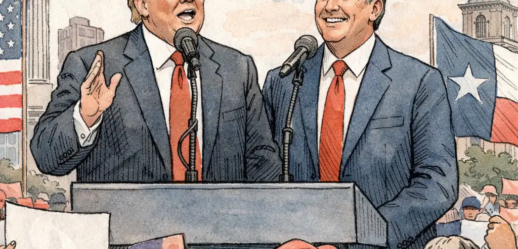 Trump Campaigns for Paxton Amid Controversy