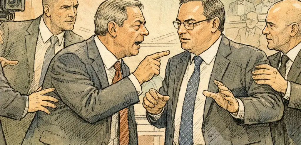 Bank of England Warns Public About AI Scams After Fake Farage-Bailey Brawl Videos