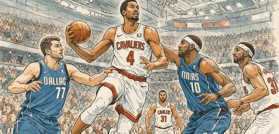 Cavaliers Defeat Mavericks in Home-and-Home Series Opener