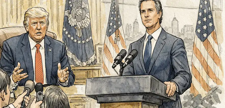 Trump Criticizes Newsom Over Dyslexia