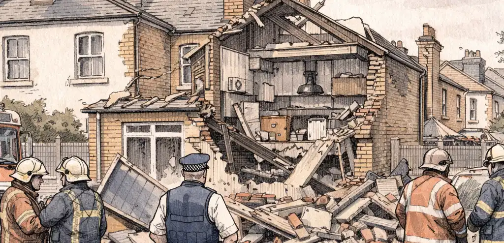 Man Accused of Murdering Partner in London Stabbing and Explosion